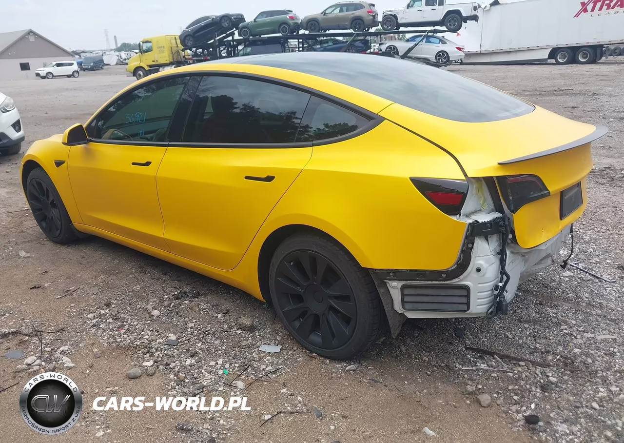 2021 Tesla Model 3 Standard Range Plus Rear-Wheel Drive VIN:5YJ3E1EAXMF064317 - 3