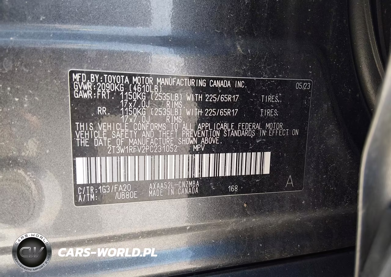 2023 Toyota Rav4 Xle VIN:2T3W1RFV2PC231052 - 9