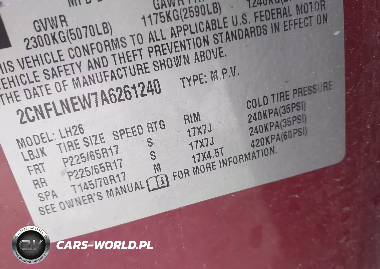 2010 Chevrolet Equinox Lt VIN:2CNFLNEW7A6261240 - 9
