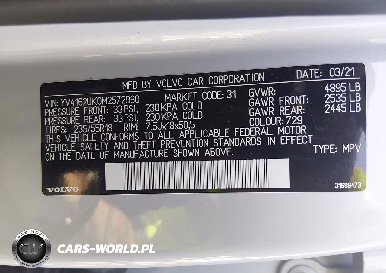 2021 Volvo Xc40 T5 Momentum VIN:YV4162UK0M2572980 - 9