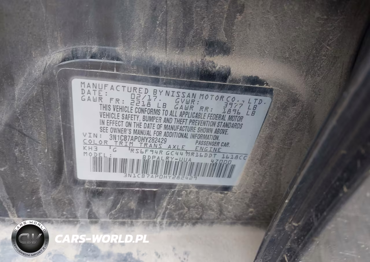 2017 Nissan Sentra Sr Turbo VIN:3N1CB7AP0HY282429 - 9