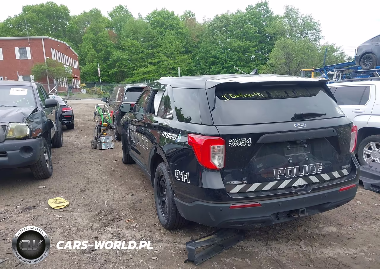 2022 Ford Police Interceptor Utility VIN:1FM5K8AW7NNA03954 - 3