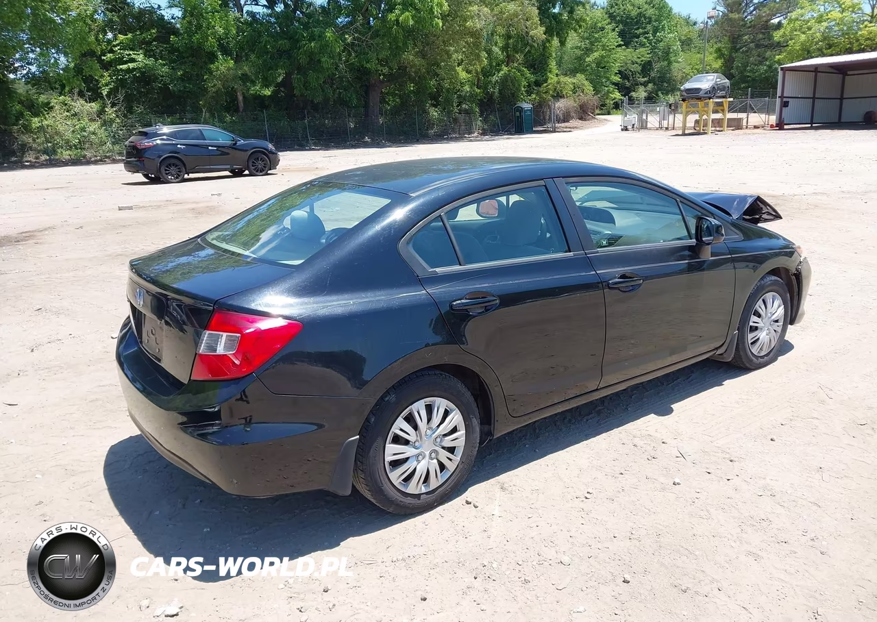 2012 Honda Civic Lx VIN:19XFB2F53CE027899 - 4
