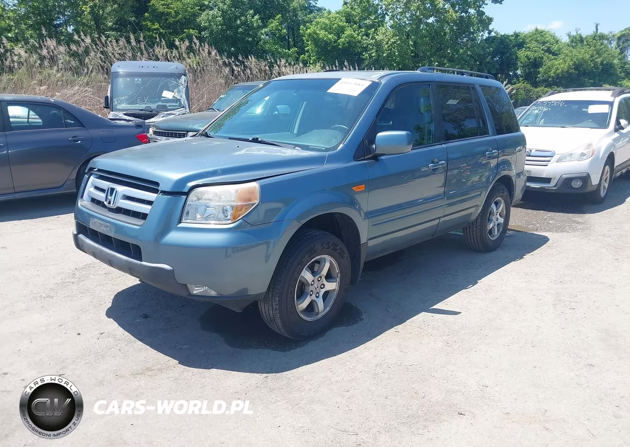 2008 Honda Pilot Ex-L VIN:5FNYF18668B033176 - 2