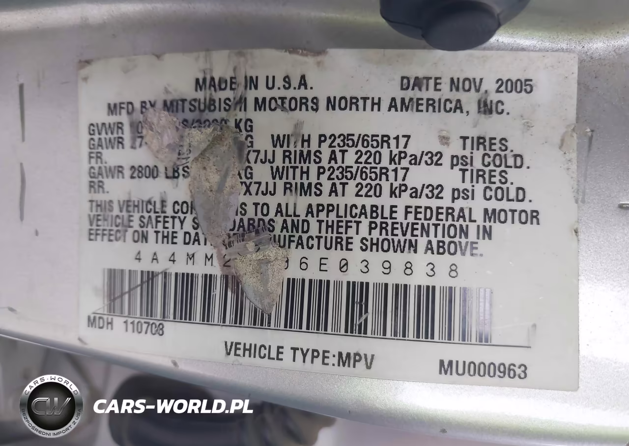 2006 Mitsubishi Endeavor Ls VIN:4A4MM21S06E039838 - 9