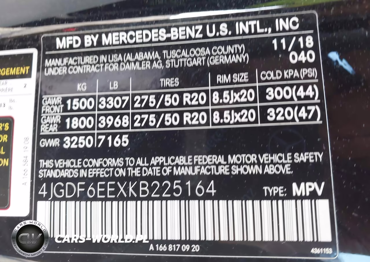 2019 Mercedes-Benz Gls 450 4Matic VIN:4JGDF6EEXKB225164 - 9