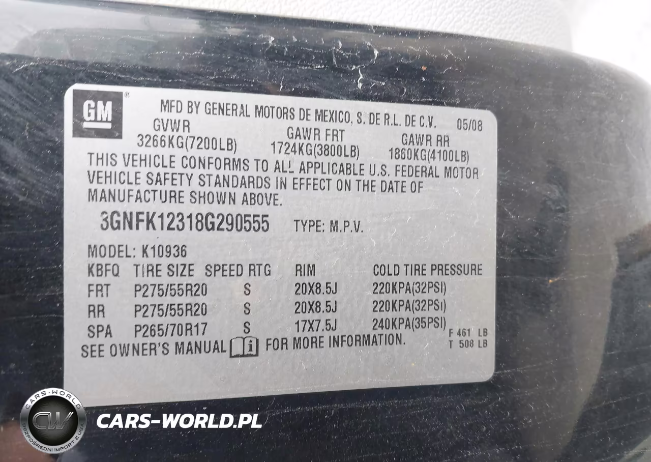 2008 Chevrolet Avalanche 1500 Lt VIN:3GNFK12318G290555 - 9