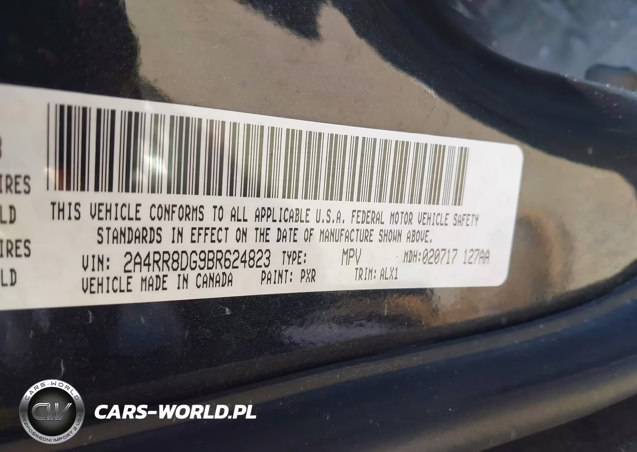 2011 Chrysler Town & Country Touring-L VIN:2A4RR8DG9BR624823 - 9