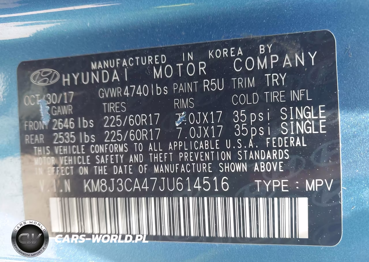 2018 Hyundai Tucson Sel VIN:KM8J3CA47JU614516 - 9