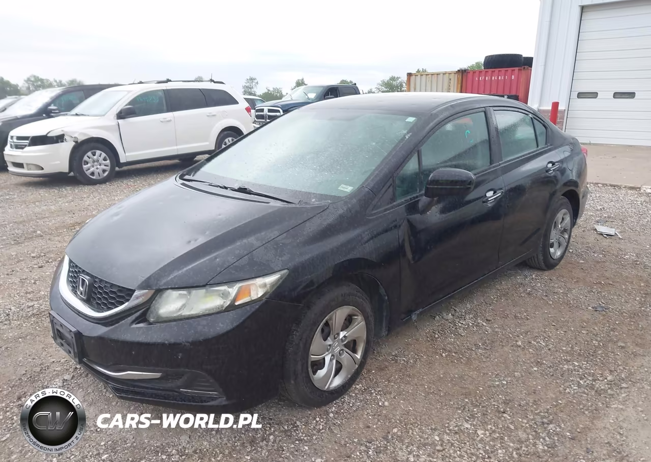 2014 Honda Civic Lx VIN:2HGFB2F53EH533385 - 2