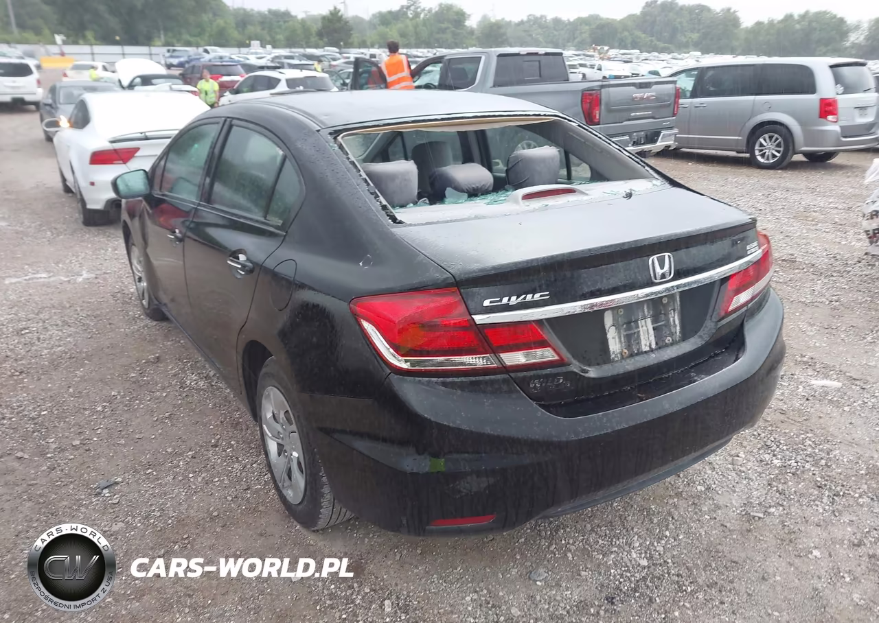 2014 Honda Civic Lx VIN:2HGFB2F53EH533385 - 3