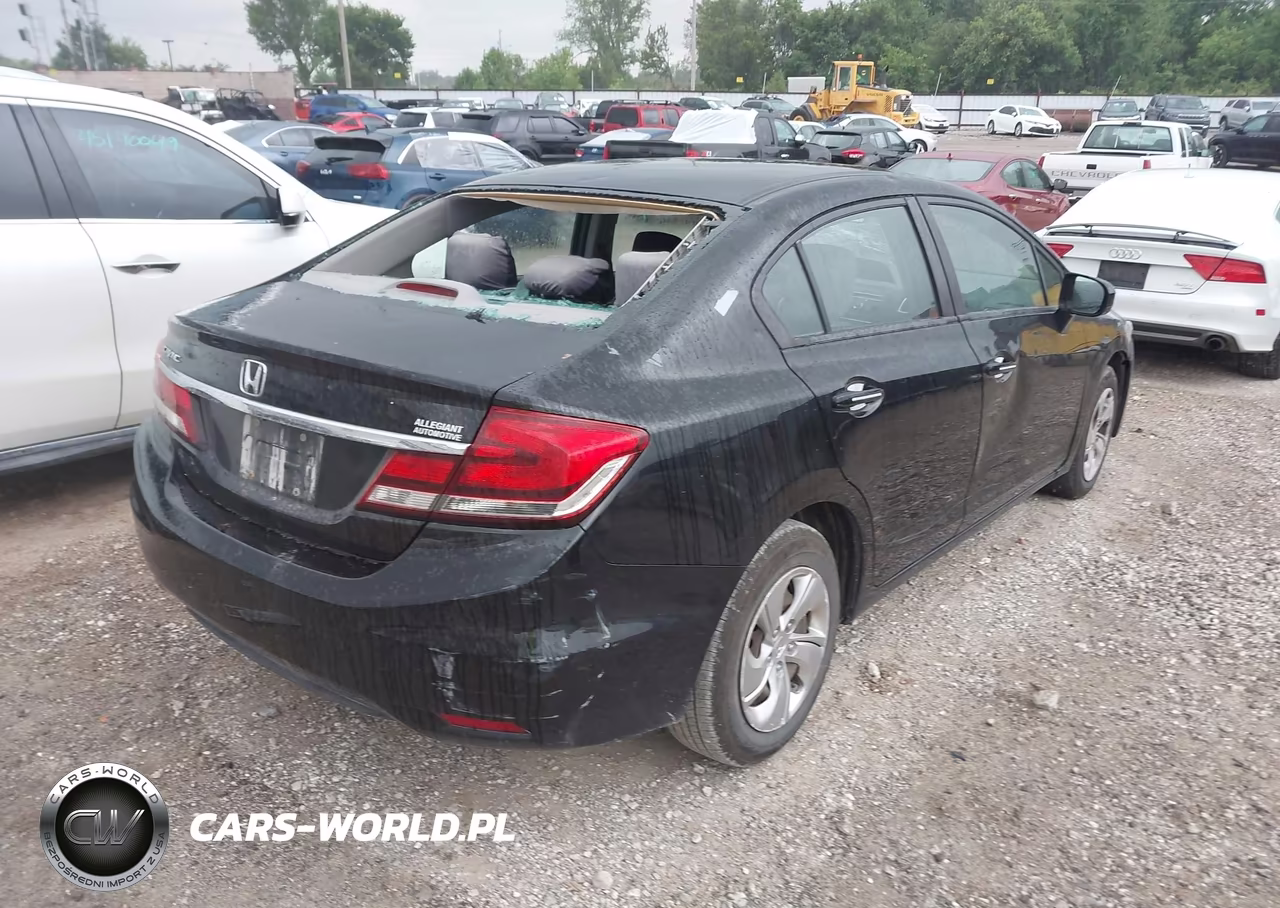 2014 Honda Civic Lx VIN:2HGFB2F53EH533385 - 4