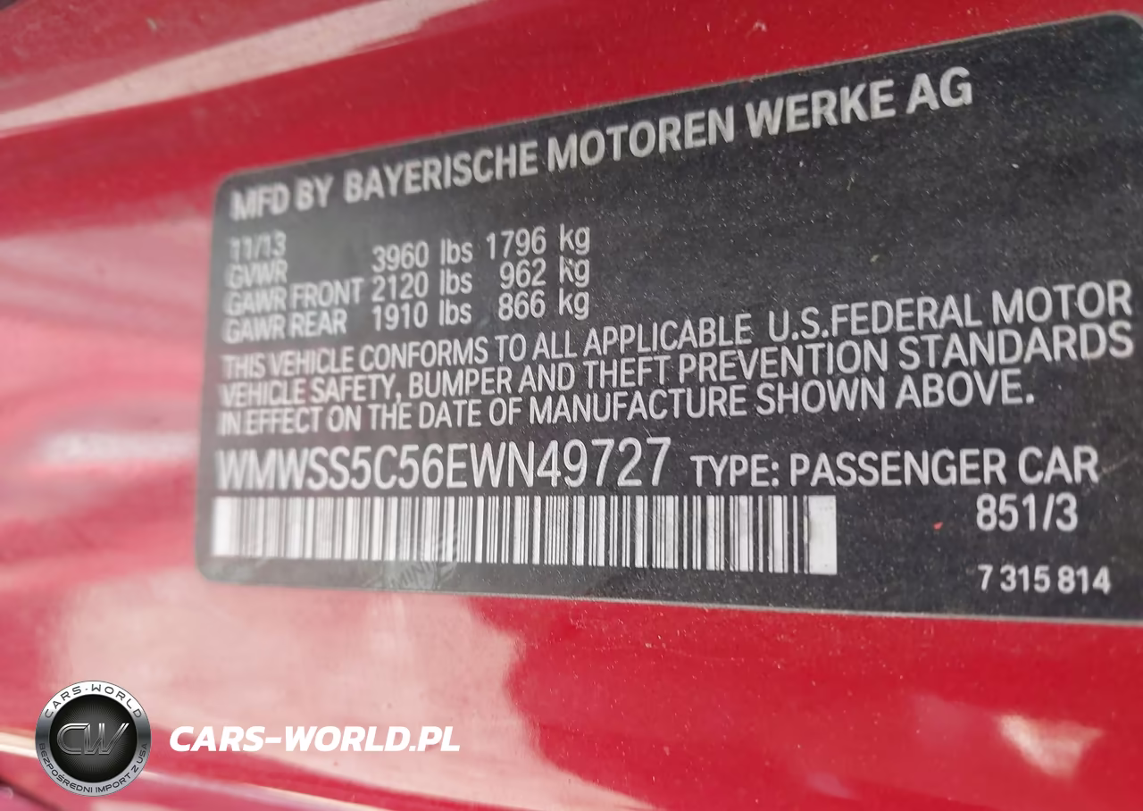 2014 Mini Paceman Cooper S VIN:WMWSS5C56EWN49727 - 9