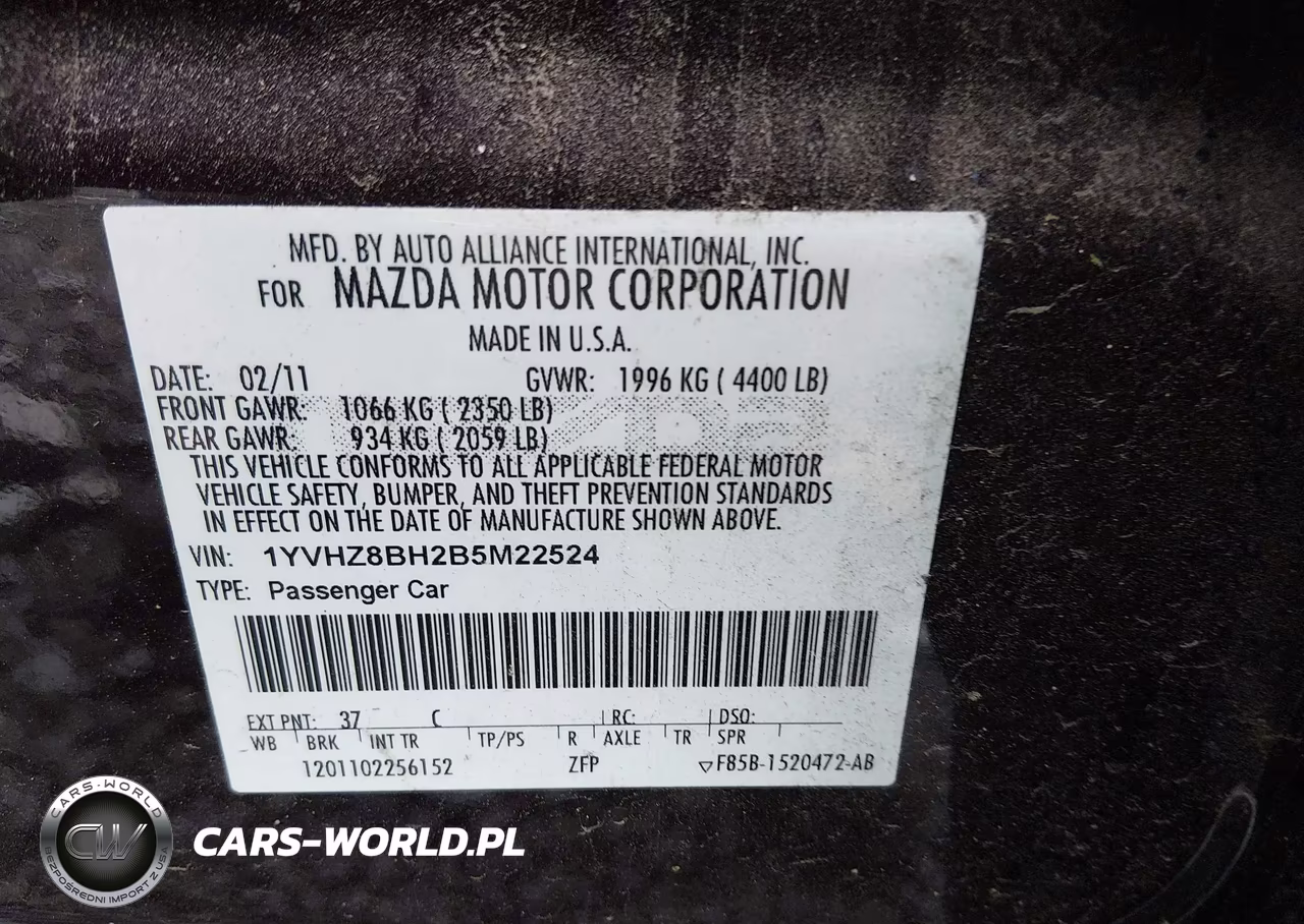2011 Mazda Mazda6 I Sport VIN:1YVHZ8BH2B5M22524 - 9