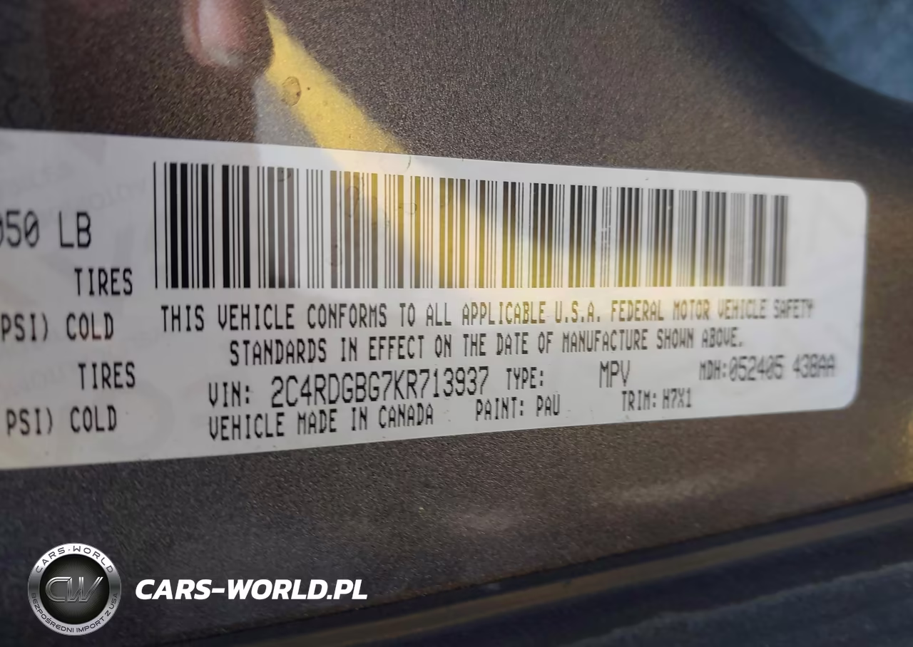 2019 Dodge Grand Caravan Se VIN:2C4RDGBG7KR713937 - 9
