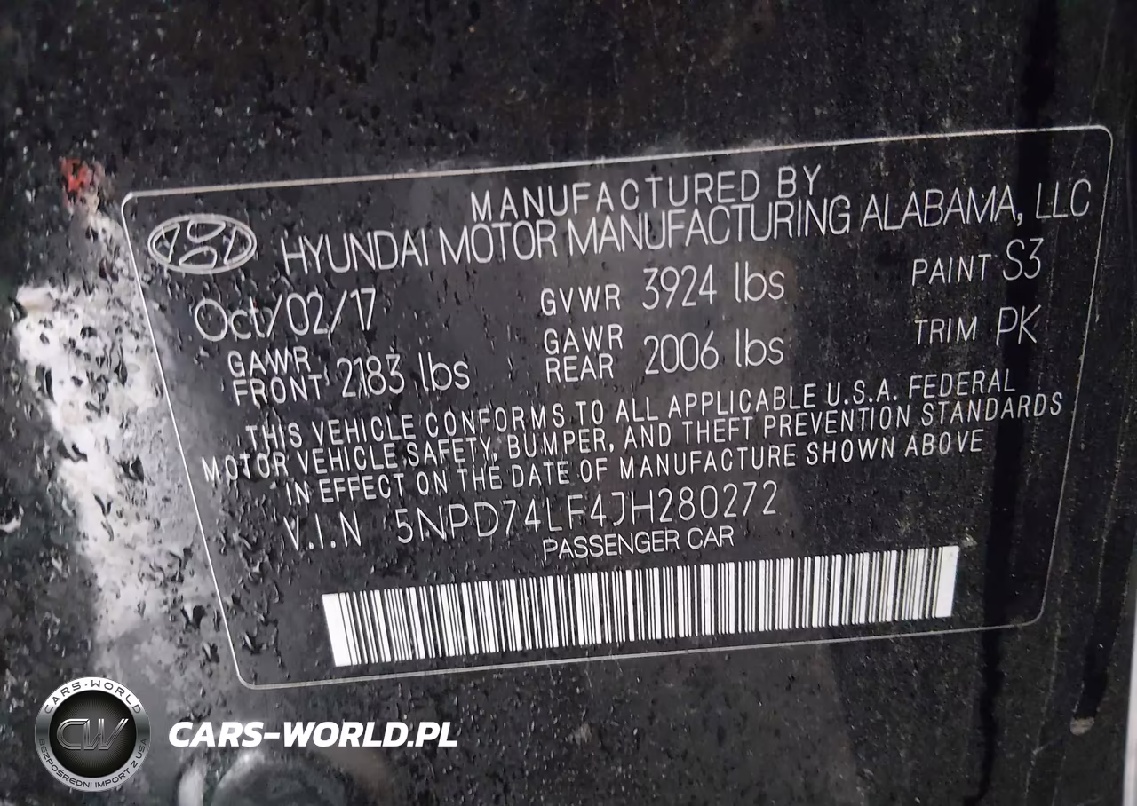 2018 Hyundai Elantra Se VIN:5NPD74LF4JH280272 - 9