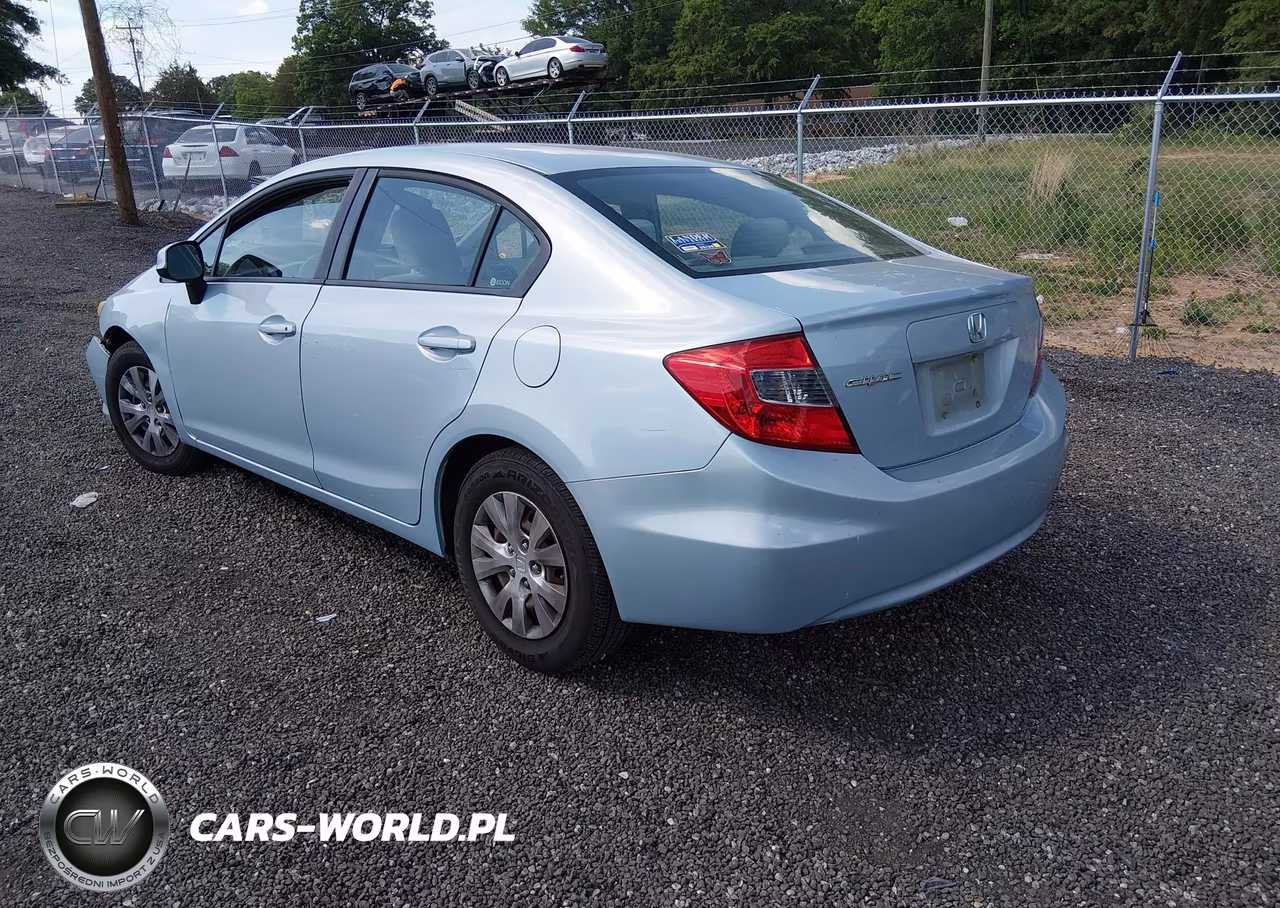 2012 Honda Civic Lx VIN:19XFB2F5XCE369785 - 3