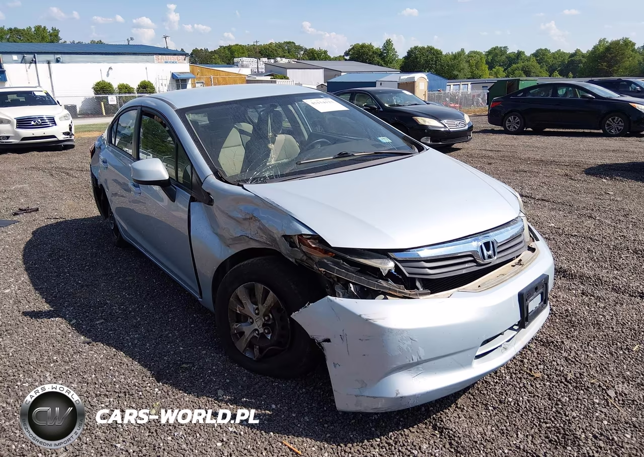2012 Honda Civic Lx VIN:19XFB2F5XCE369785 - 6