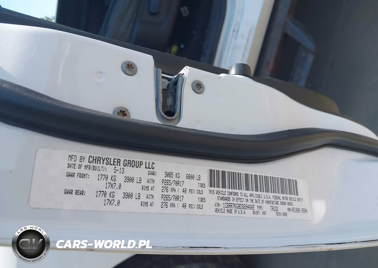 2013 Ram 1500 Tradesman VIN:1C6RR7KG8DS694602 - 9