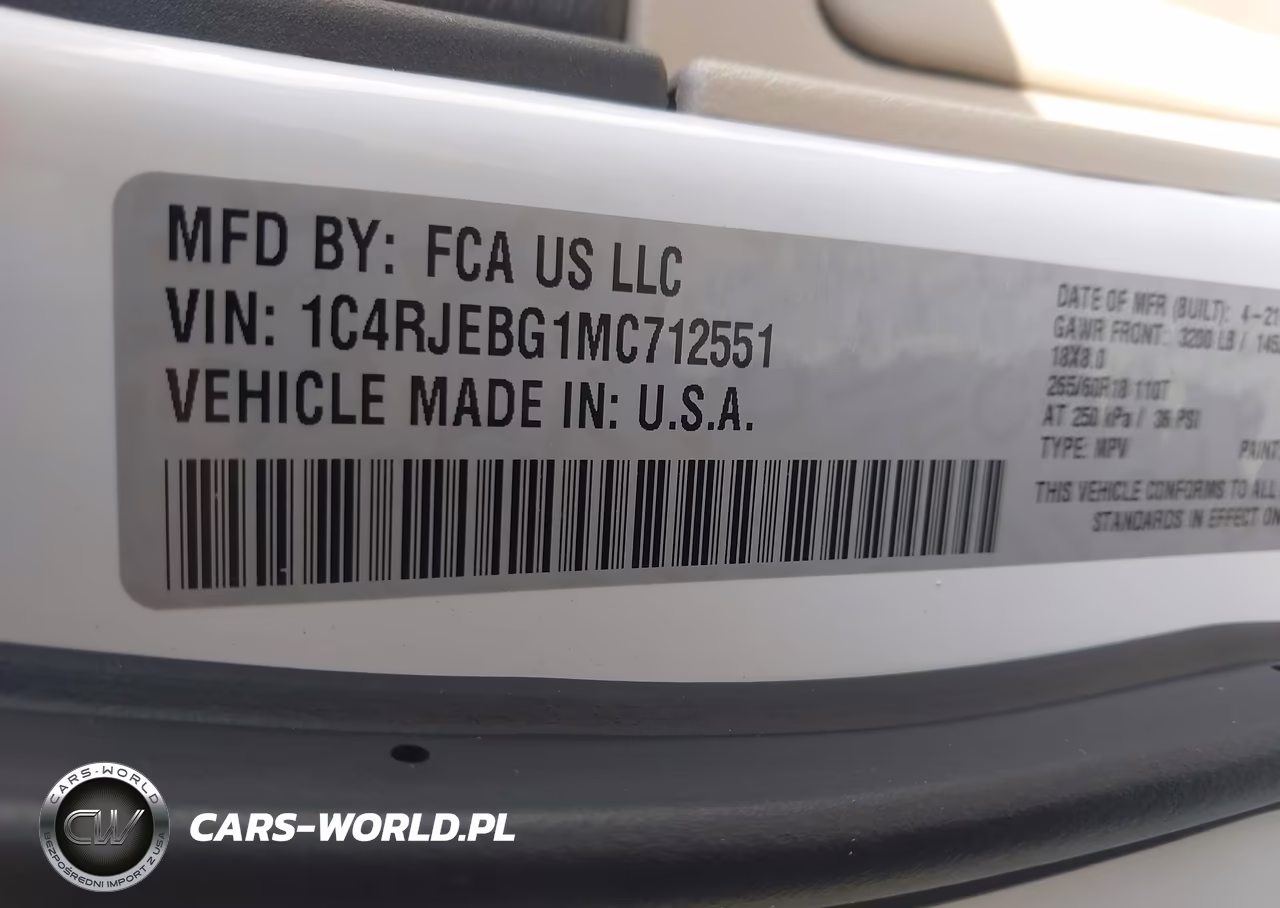 2021 Jeep Grand Cherokee Limited 4X2 VIN:1C4RJEBG1MC712551 - 9