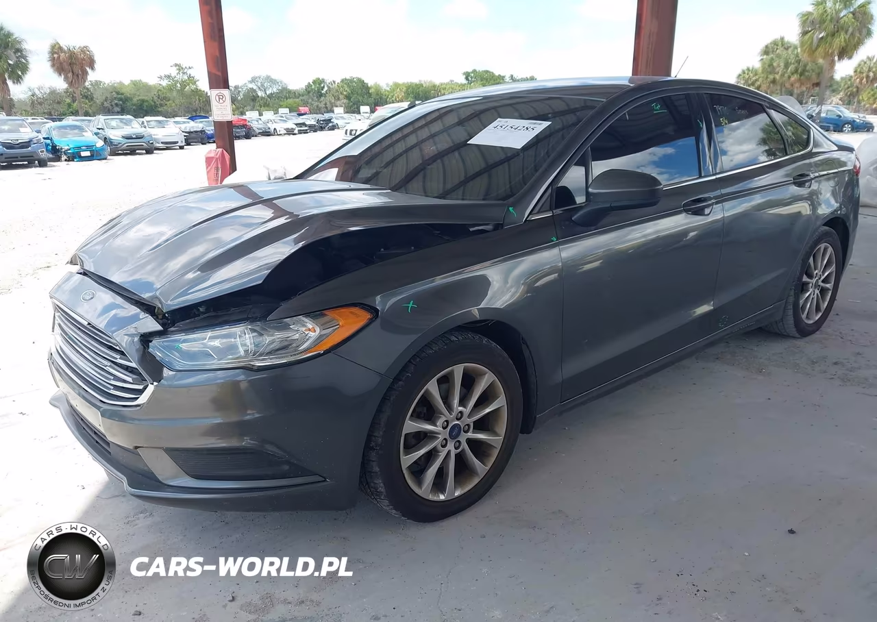 2017 Ford Fusion Se VIN:3FA6P0H73HR160124 - 2
