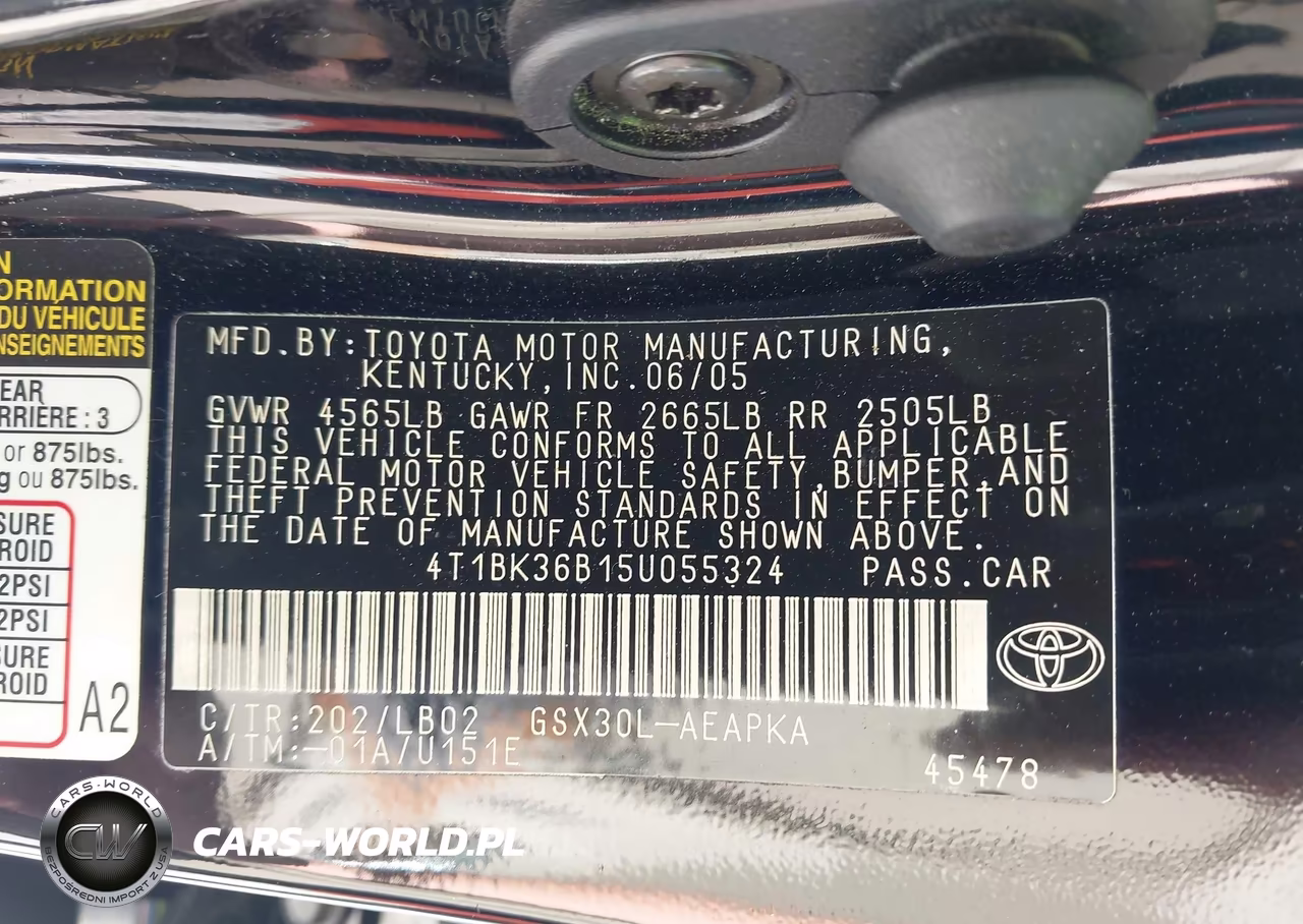 2005 Toyota Avalon Limited VIN:4T1BK36B15U055324 - 9
