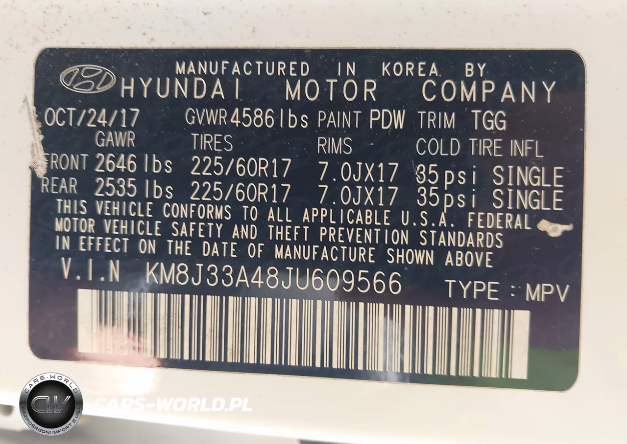 2018 Hyundai Tucson Sel VIN:KM8J33A48JU609566 - 9