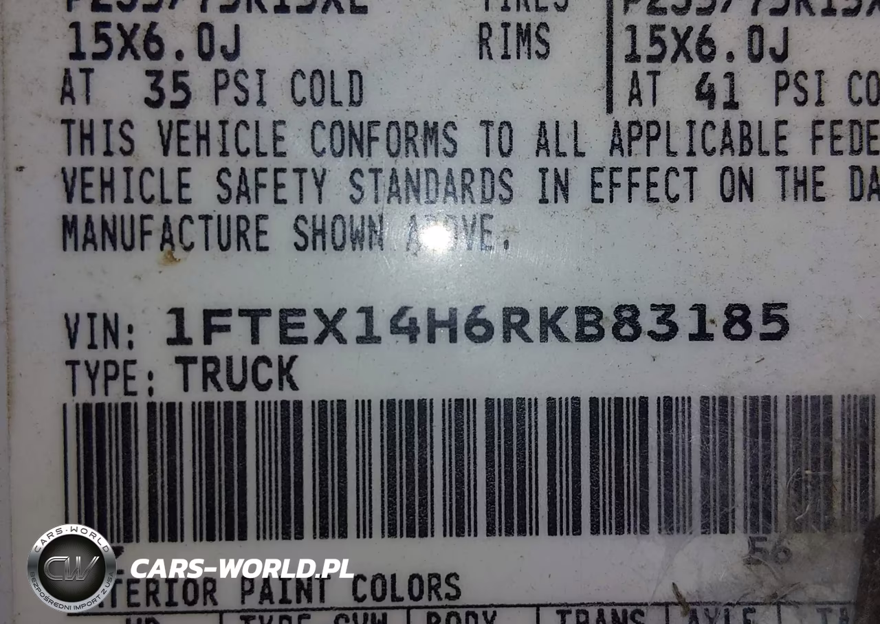 1994 Ford F150 VIN:1FTEX14H6RKB83185 - 12