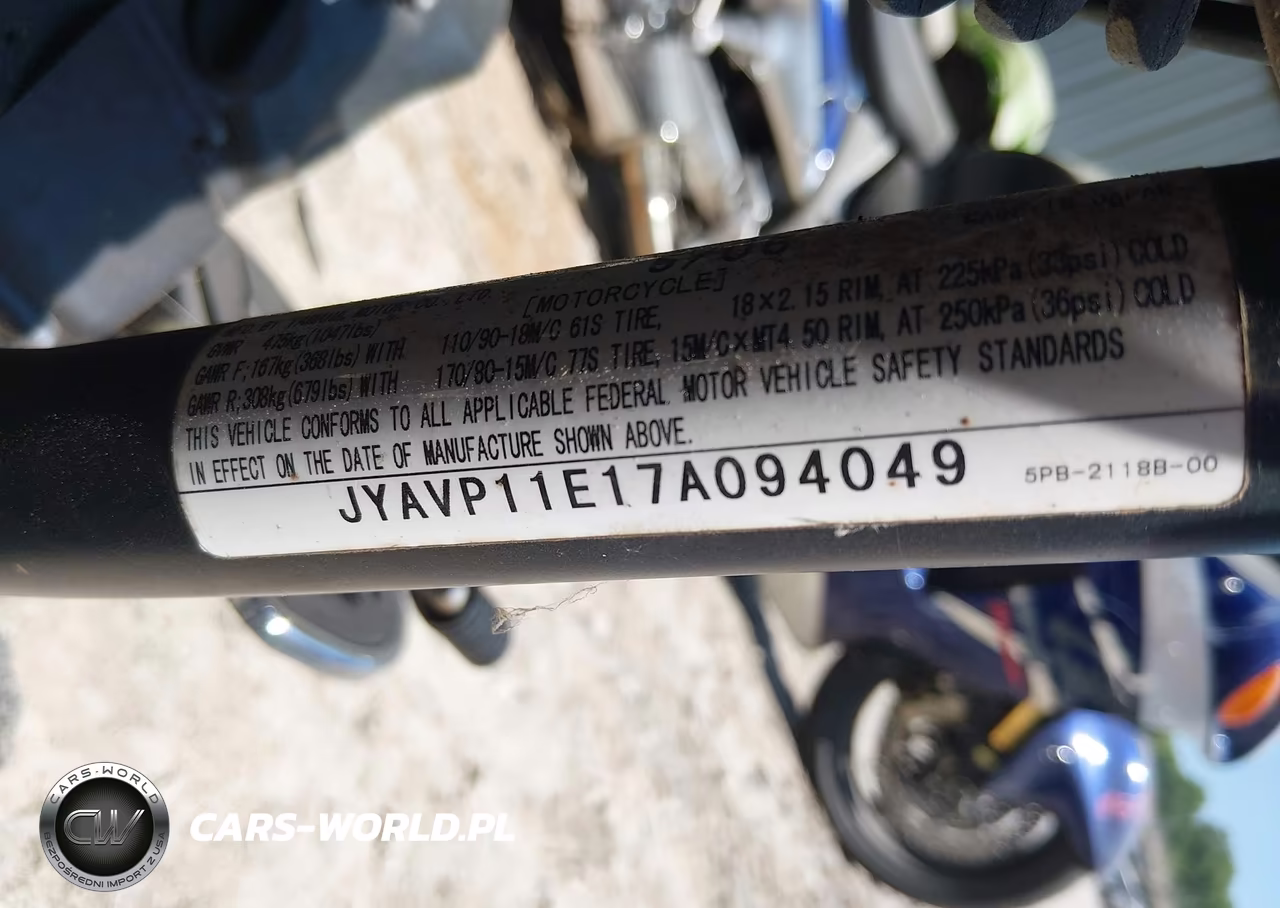 2007 Yamaha Xvs1100 VIN:JYAVP11E17A094049 - 10