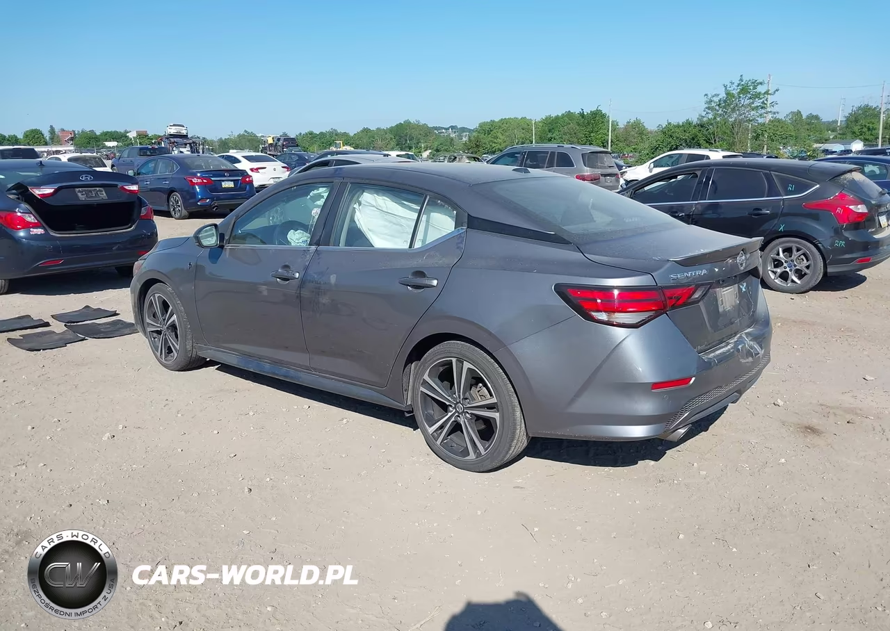 2022 Nissan Sentra Sr Xtronic Cvt VIN:3N1AB8DV2NY319239 - 3