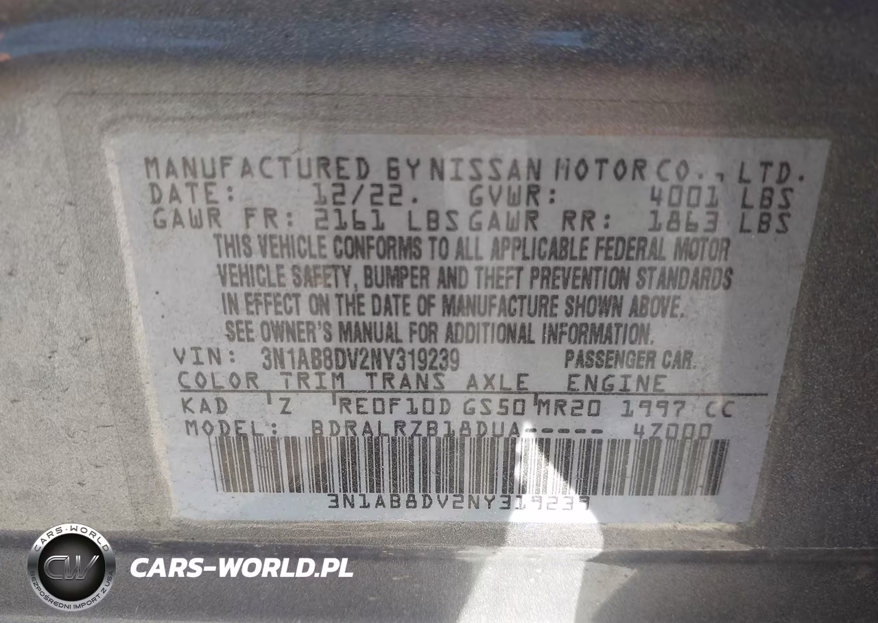 2022 Nissan Sentra Sr Xtronic Cvt VIN:3N1AB8DV2NY319239 - 9