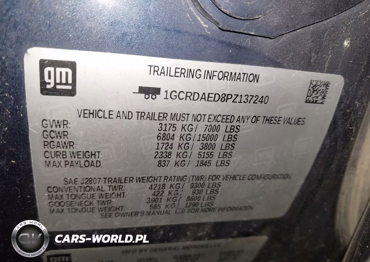 2023 Chevrolet Silverado 1500 4Wd Standard Bed Wt VIN:1GCRDAED8PZ137240 - 9