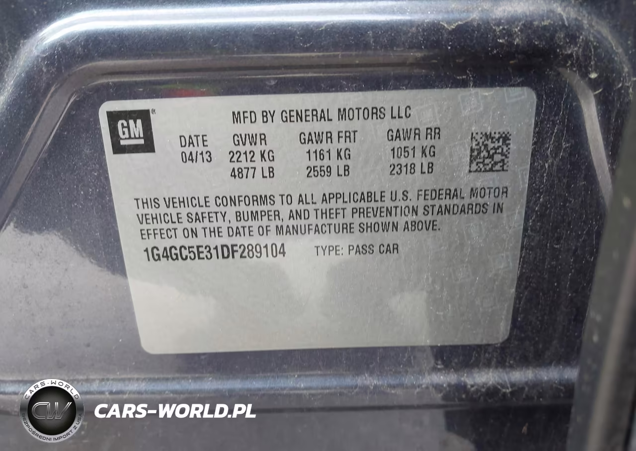 2013 Buick Lacrosse Leather Group VIN:1G4GC5E31DF289104 - 9