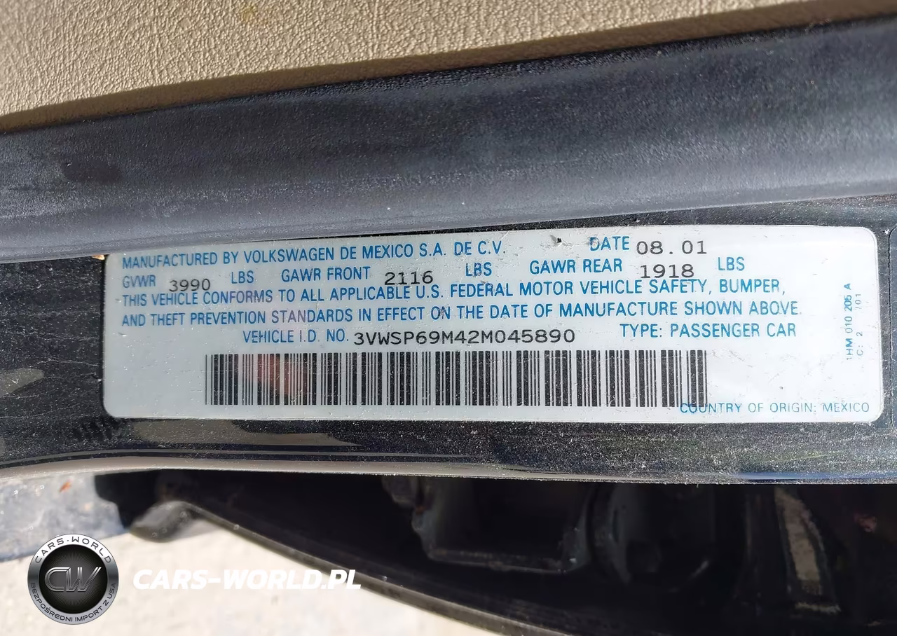 2002 Volkswagen Jetta Gls Tdi VIN:3VWSP69M42M045890 - 9