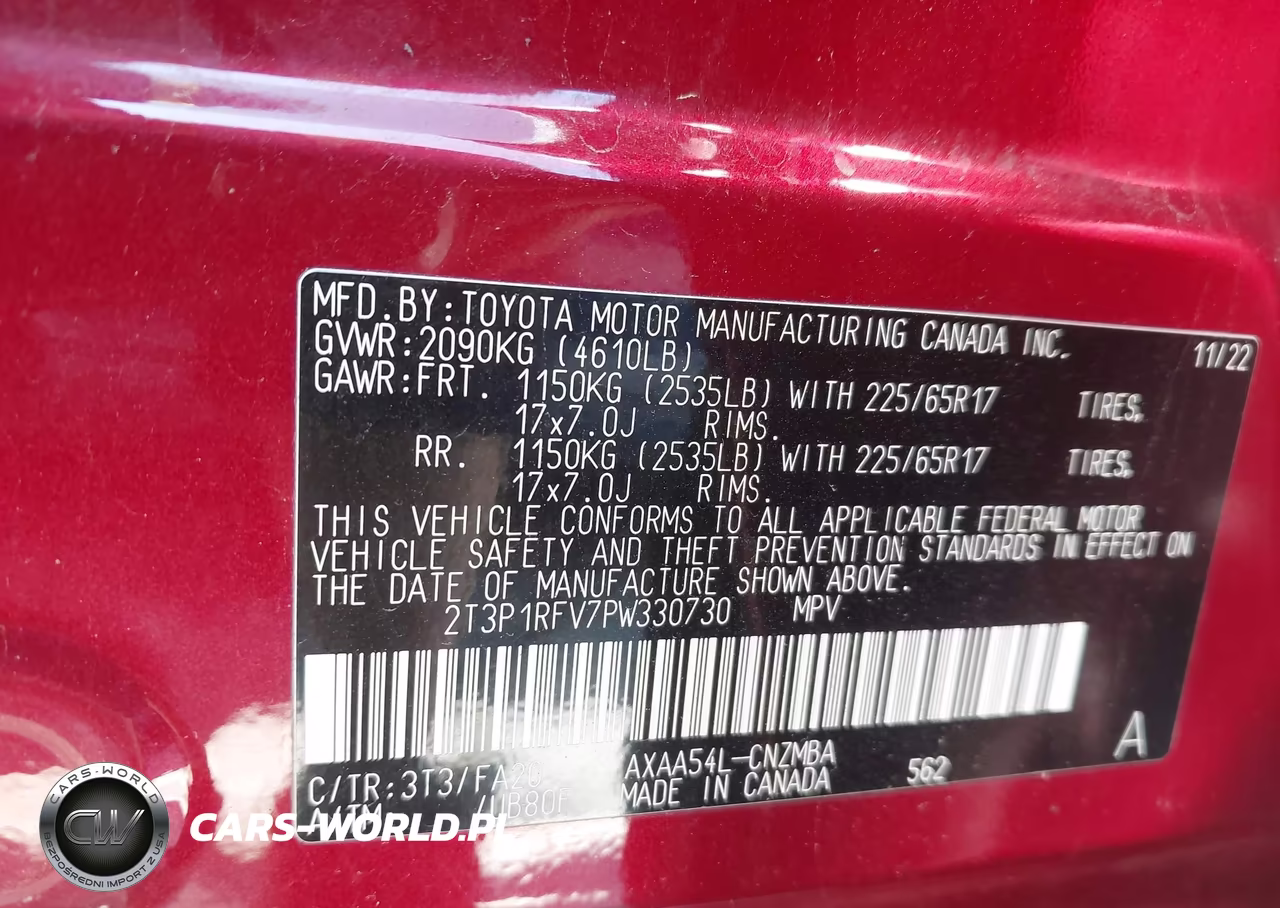 2023 Toyota Rav4 Xle VIN:2T3P1RFV7PW330730 - 9