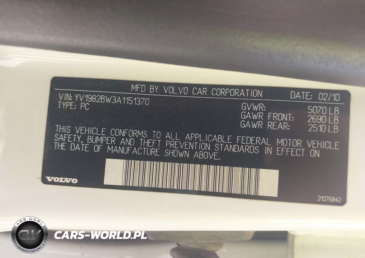 2010 Volvo V70 3.2-3.2 R-Design VIN:YV1982BW3A1151370 - 9