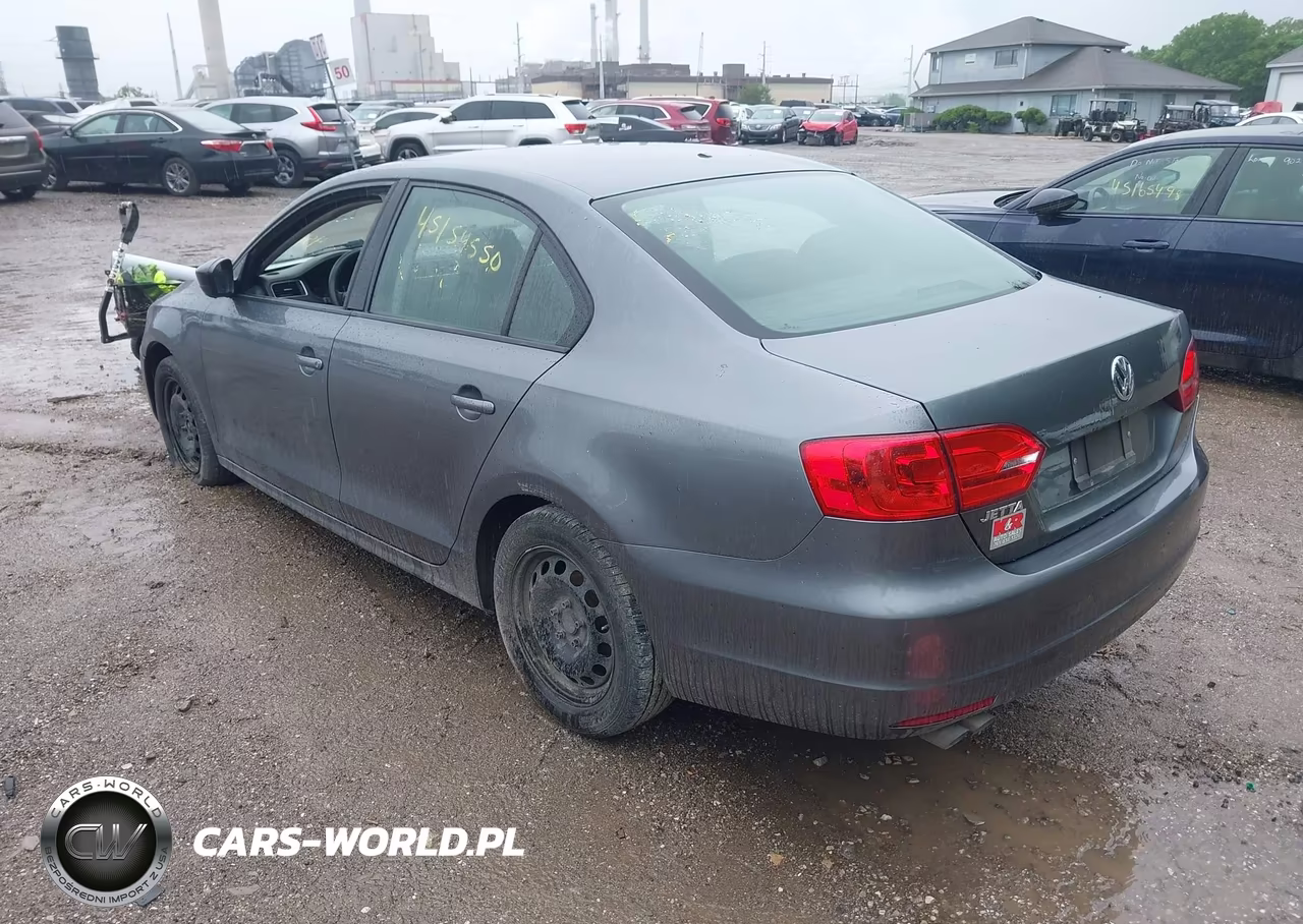 2013 Volkswagen Jetta 2.0L S VIN:3VW2K7AJ8DM368638 - 3