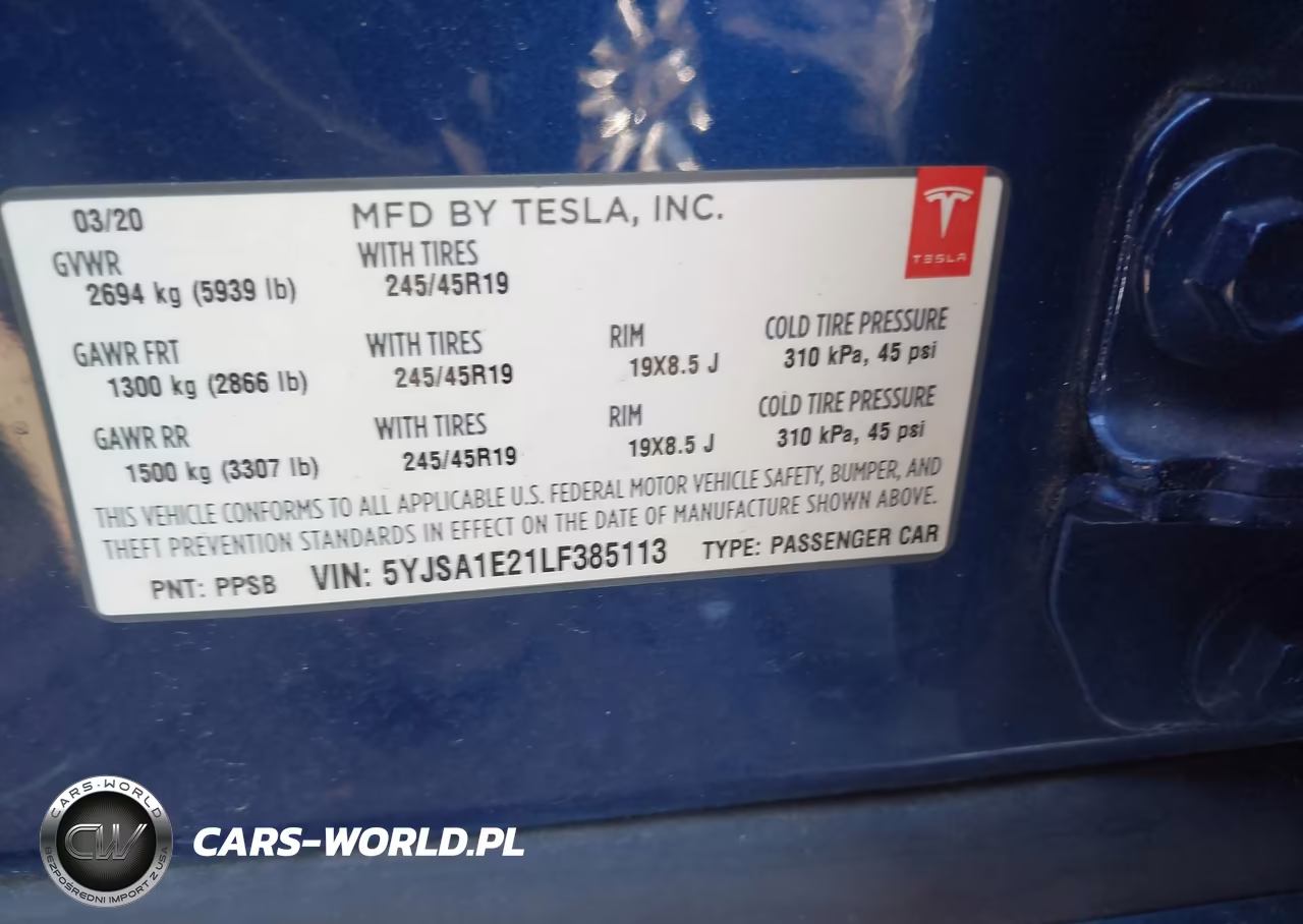 2020 Tesla Model S Long Range Dual Motor All-Wheel Drive-Long Range Plus Dual Motor All-Wheel Drive VIN:5YJSA1E21LF385113 - 9