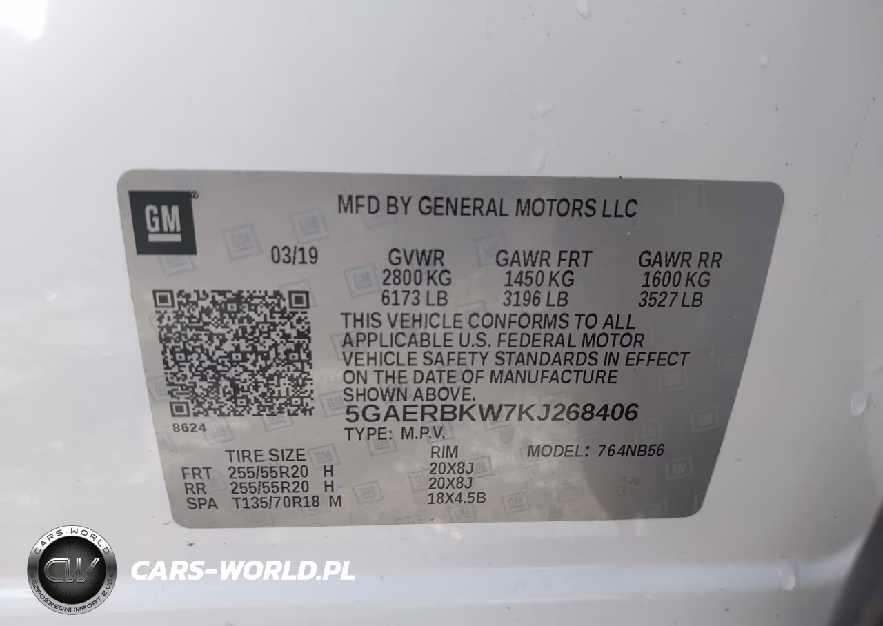 2019 Buick Enclave Fwd Essence VIN:5GAERBKW7KJ268406 - 9