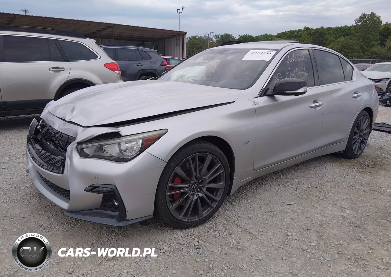 2018 Infiniti Q50 3.0T Red Sport 400 VIN:JN1FV7AR4JM480297 - 2
