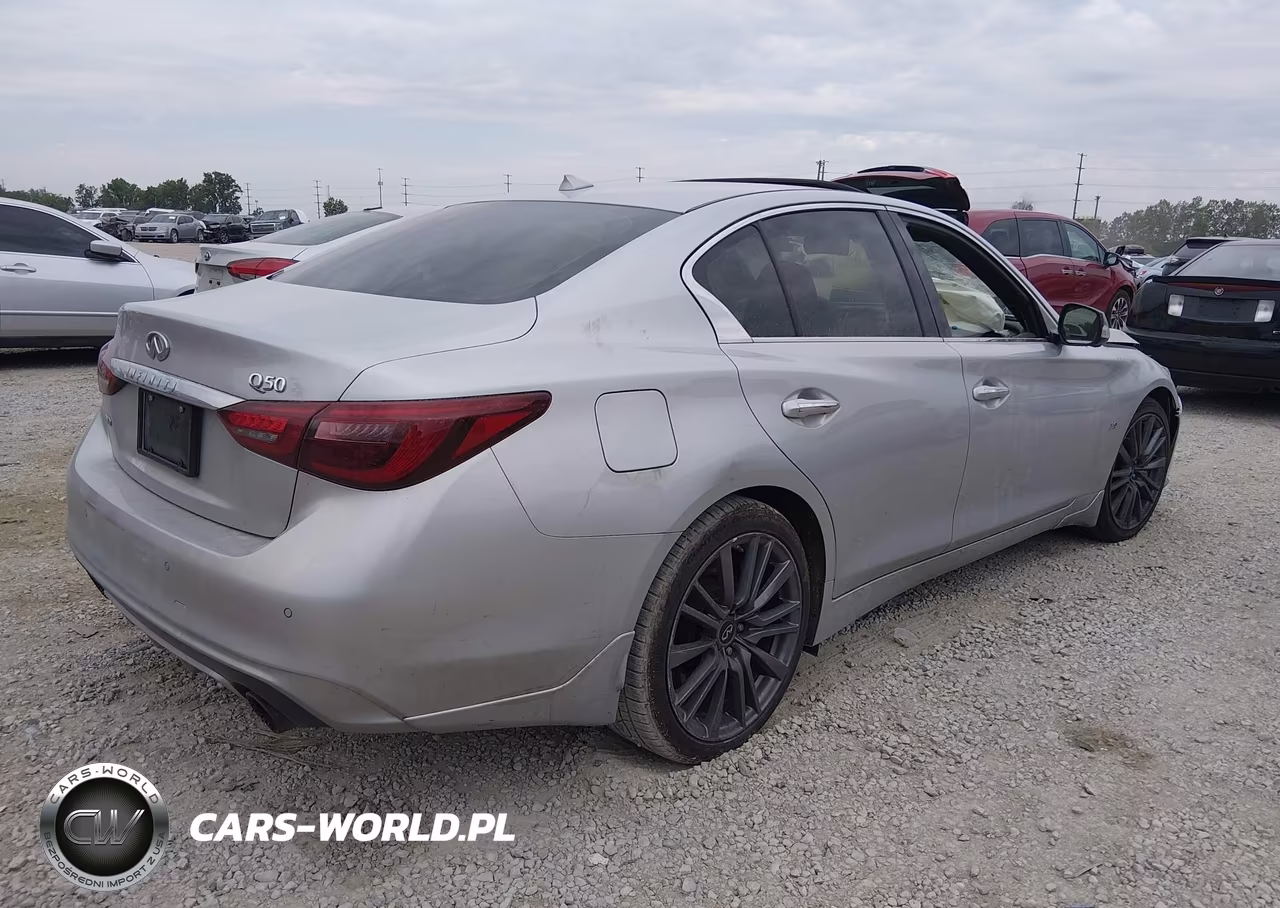 2018 Infiniti Q50 3.0T Red Sport 400 VIN:JN1FV7AR4JM480297 - 4