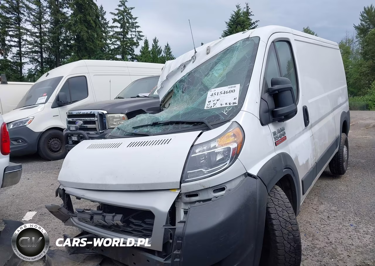 2021 Ram Promaster 1500 Low Roof 136 Wb VIN:3C6LRVAG8ME567203 - 2