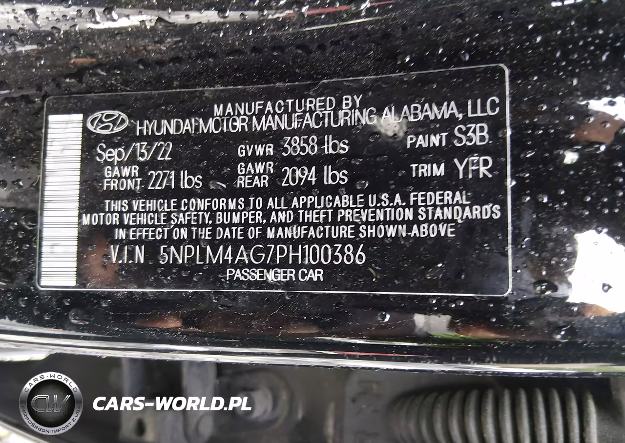 2023 Hyundai Elantra Sel VIN:5NPLM4AG7PH100386 - 9