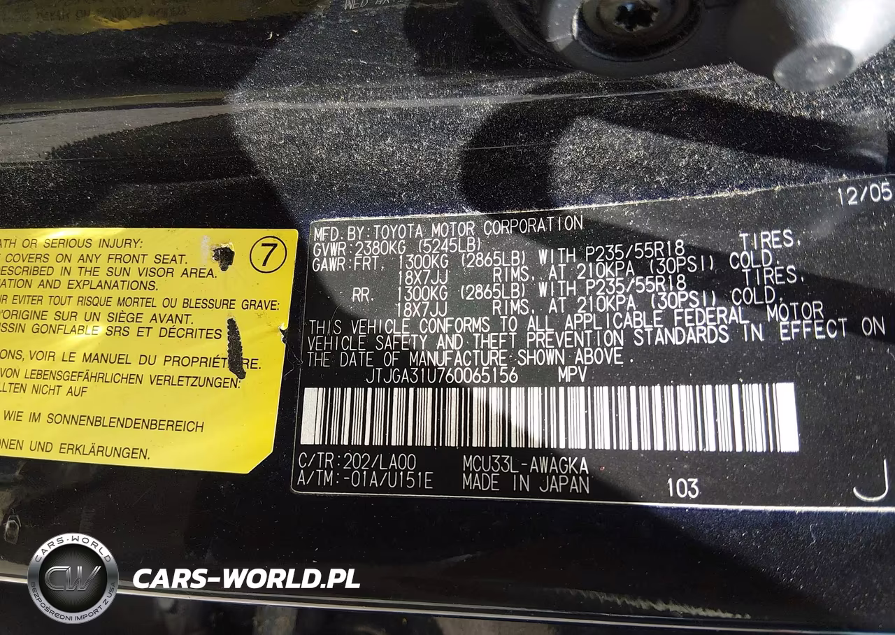 2006 Lexus Rx 330 VIN:JTJGA31U760065156 - 9