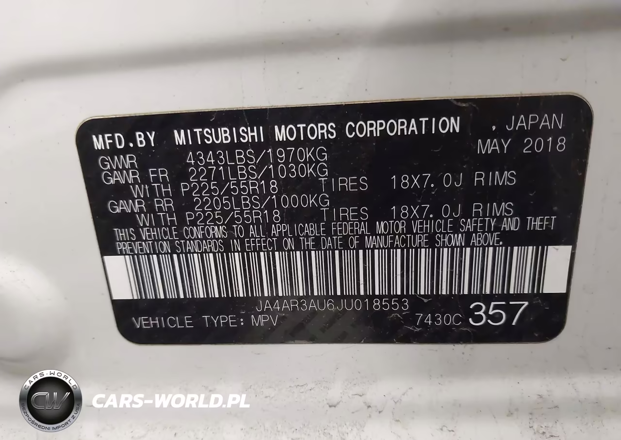 2018 Mitsubishi Outlander Sport 2.0 Es-2.0 Le VIN:JA4AR3AU6JU018553 - 9