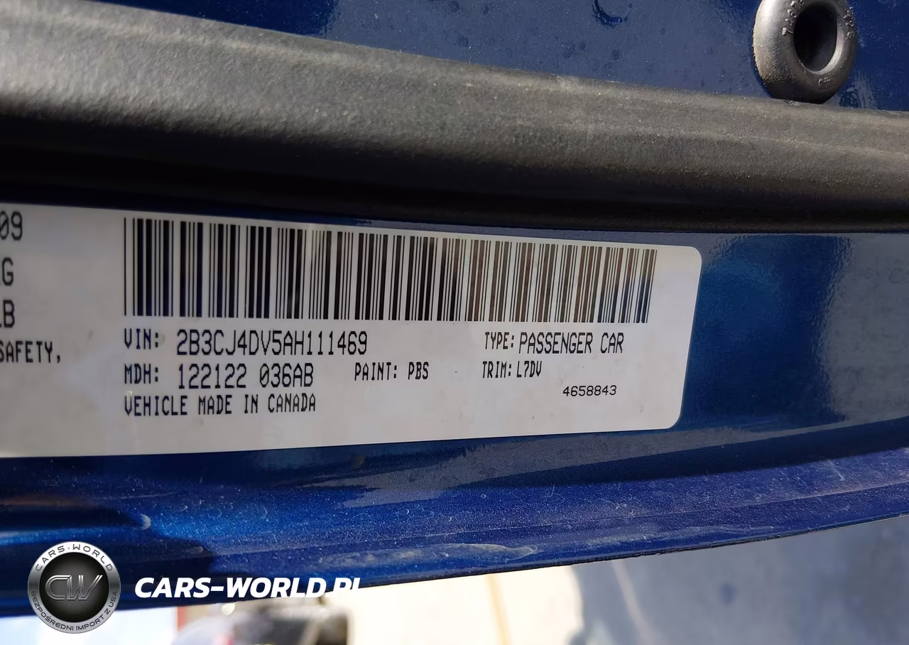 2010 Dodge Challenger Se VIN:2B3CJ4DV5AH111469 - 9