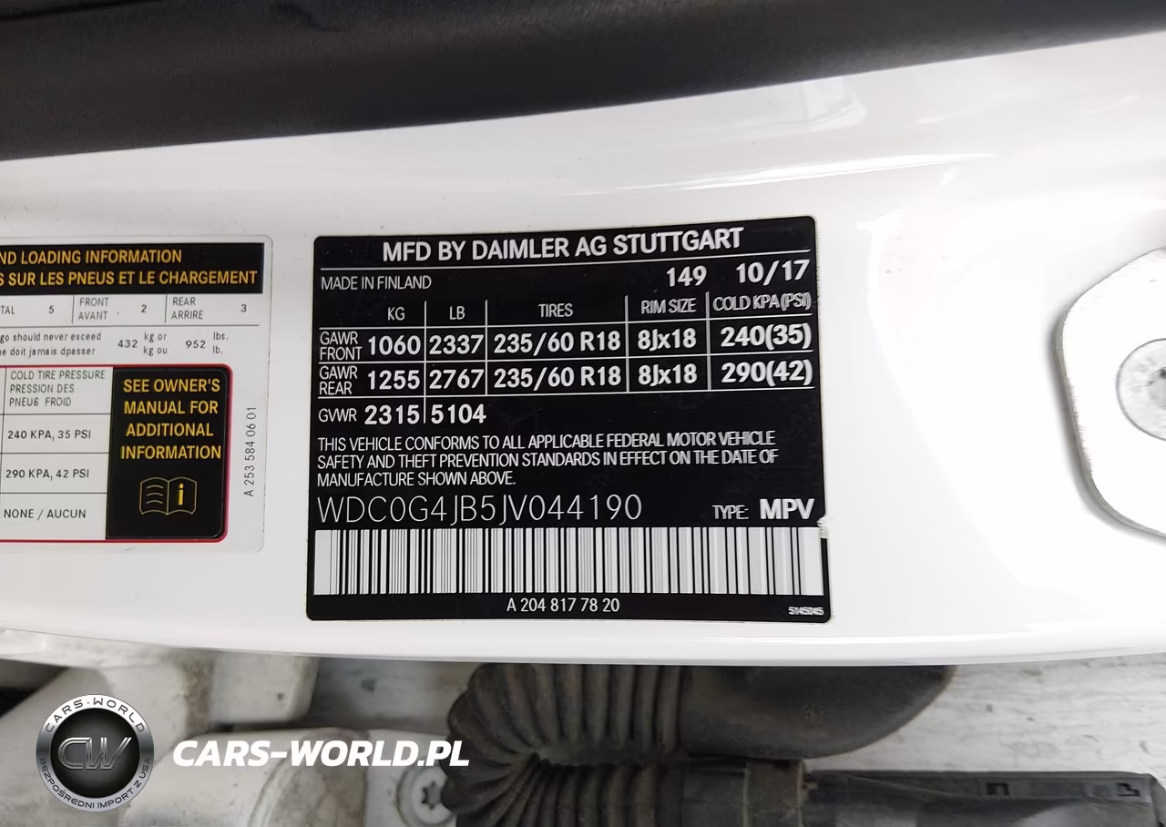 2018 Mercedes-Benz Glc 300 VIN:WDC0G4JB5JV044190 - 9