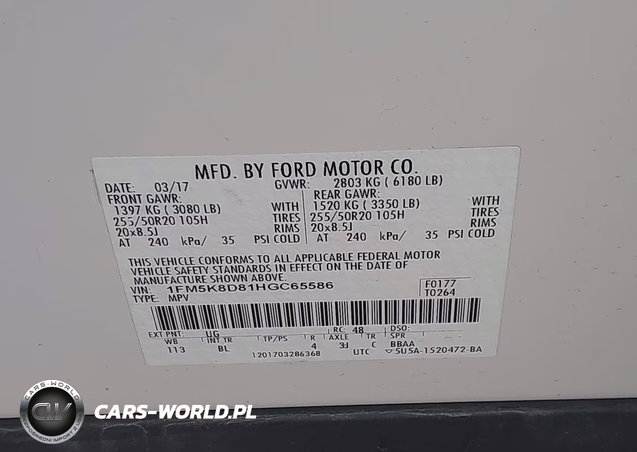 2017 Ford Explorer Xlt VIN:1FM5K8D81HGC65586 - 9