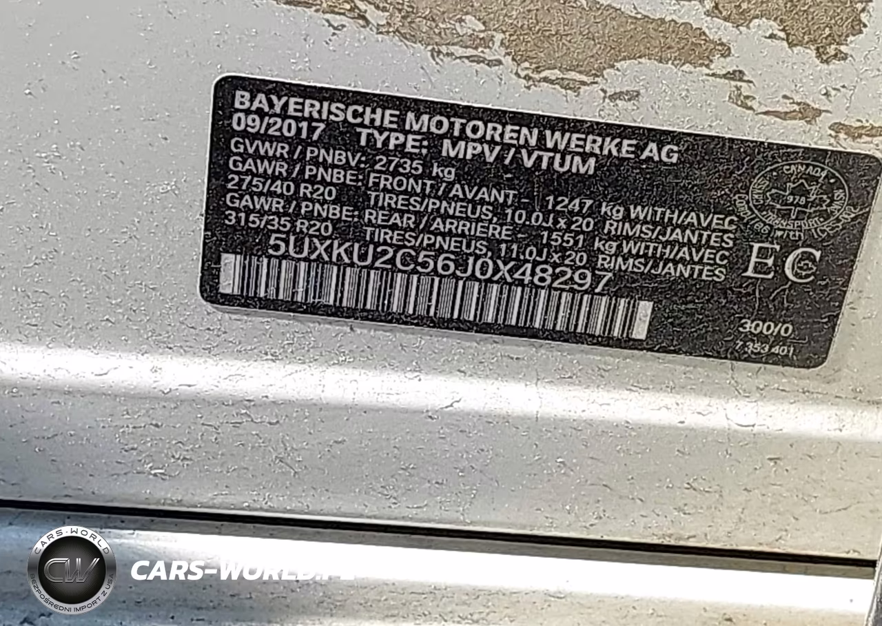 2018 BMW X6 xDrive35I VIN:5UXKU2C56J0X48297 - 9