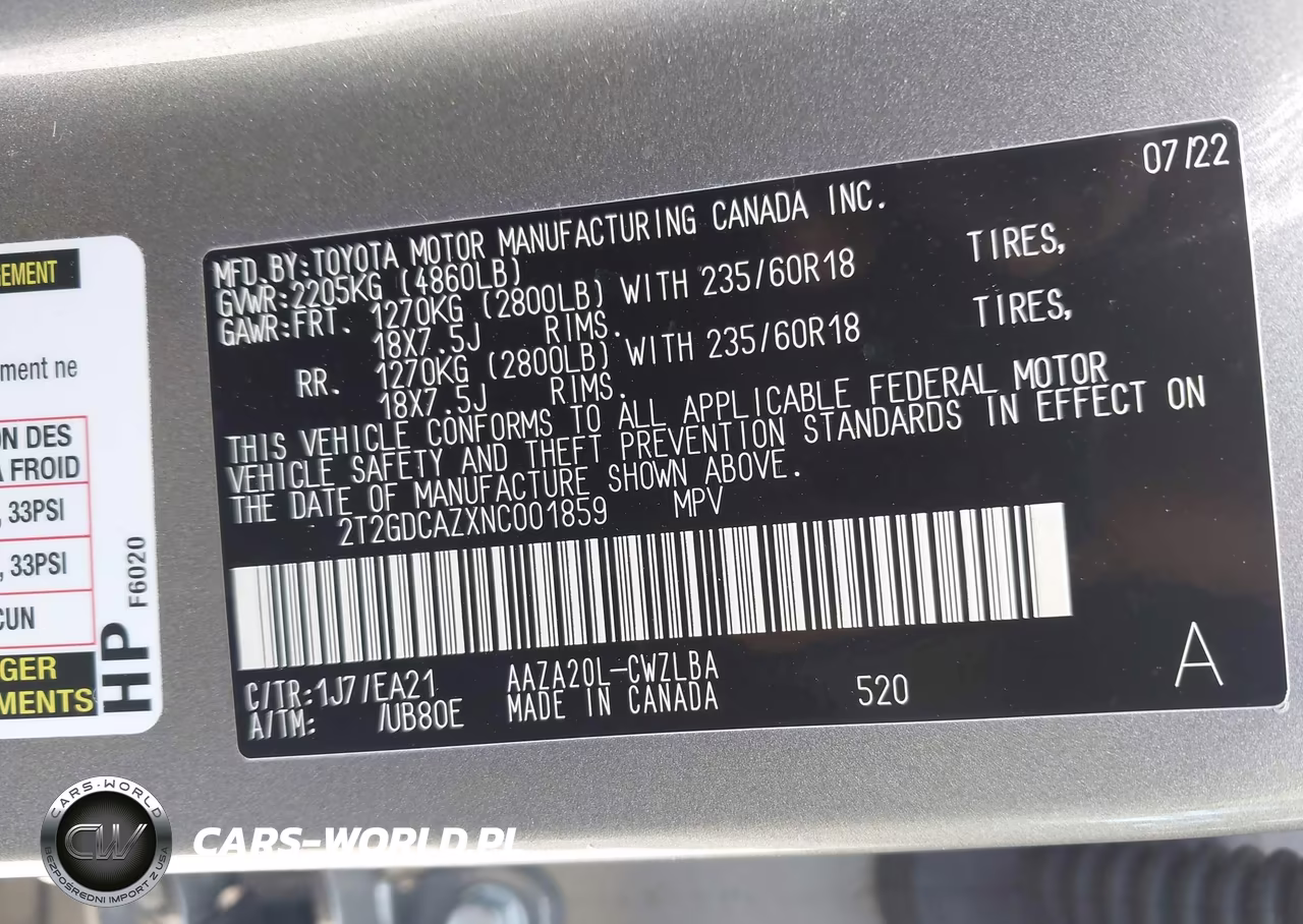 2022 Lexus Nx 250 Premium VIN:2T2GDCAZXNC001859 - 9